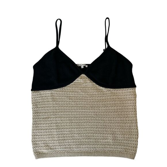 REFORMATION April V-Neck Contrast Organic Cotton Top - Picture 4 of 14